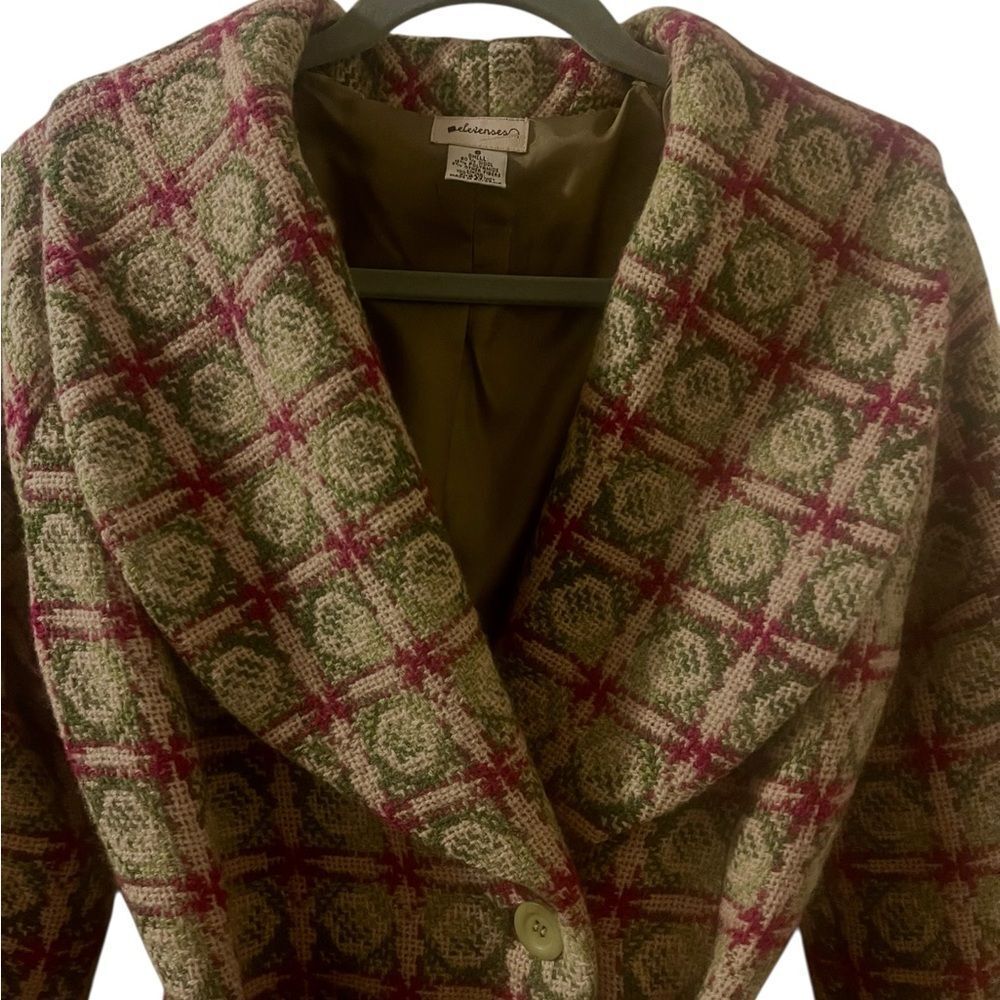 Anthropologie Elevenses Wool Long Coat - Picture 4 of 6